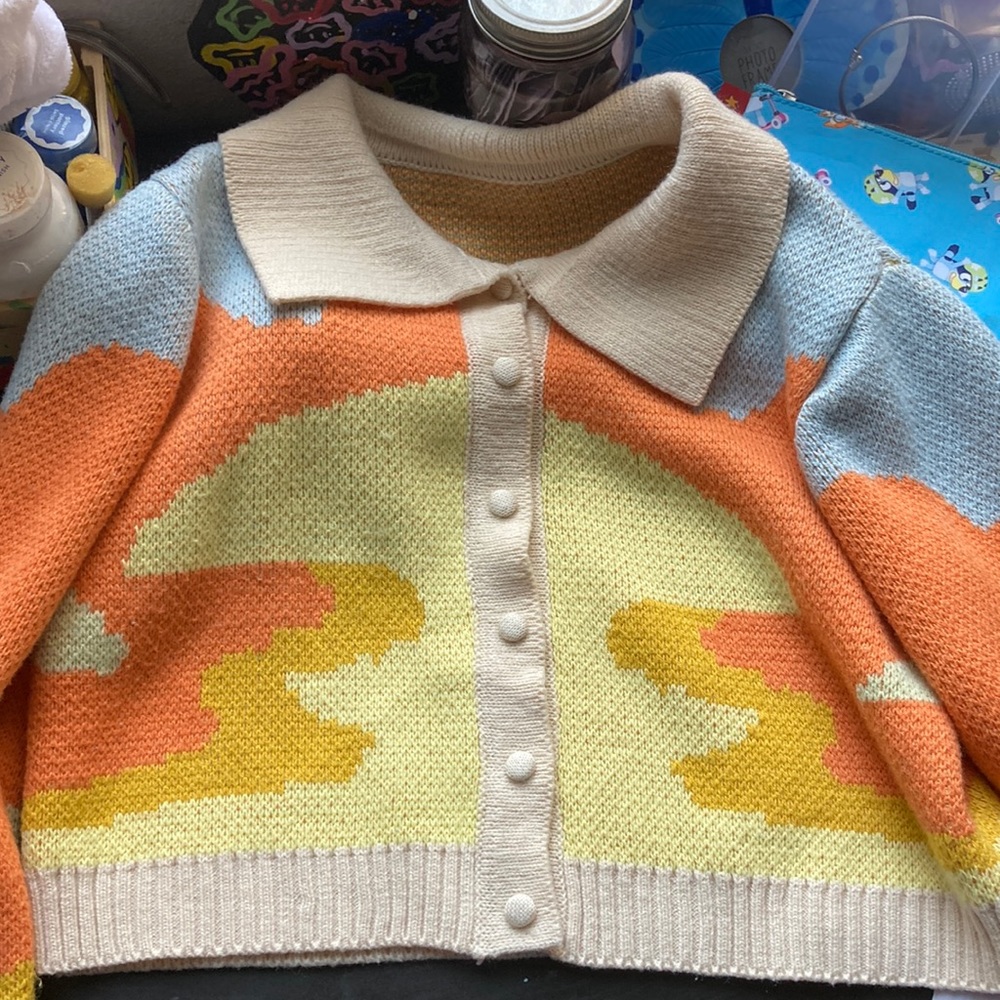 Brand Chipu is a size small and it’s colorful